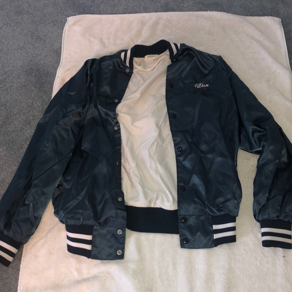 Mock-Vintage Bomber Jacket